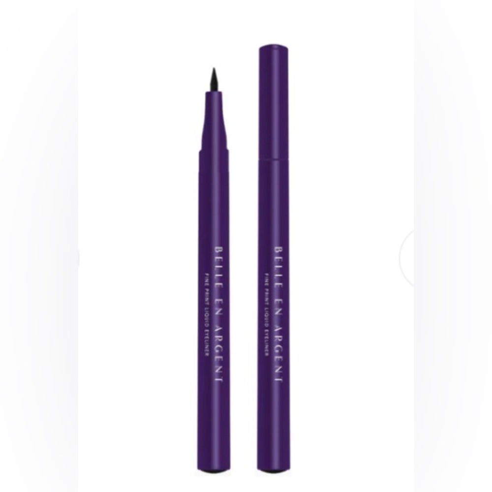 Belle En Argent Liquid Eyeliner Fine Print in Black